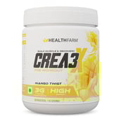1 - Healthfarm Crea3x Pre-Workout, Mango Twist 0.55 lb