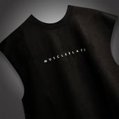 6 - MuscleBlaze B.D.S.M Oversized Tank,  Medium  Black