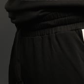 3 - MuscleBlaze Straight Fit Panel Trackpants,  Black  Small