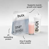 5 - Bulk Pure Whey Protein,  1.98 lb  Strawberry 
