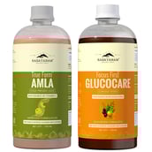1 - Rasayanam GlucoCare Juice 750 ml & Pure Amla Juice Combo,  Natural  750 ml 