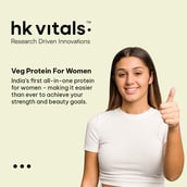 3 - HealthKart HK Vitals Protein for Women,  0.55 lb  Chocolate, 100% VEG