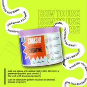 1 - Smash Micronised Creatine Monohydrate, Unflavoured 0.22 lb