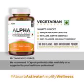 6 - AS-IT-IS Nutrition ATOM ALA (Alpha Lipoic Acid) 100mg,  60 veggie capsule(s) 