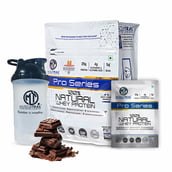 1 - Muscle Trail Pro Series 100% Natural Whey Protein, 50 sachets/pack Dutch Chocolate (with Free Shaker Inside)