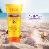 5 - VLCC Anti Tan Sun Screen Lotion,  100 g  SPF 25 PA+ (Buy 1 Get 1 Free) 