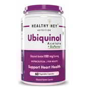 1 - HealthyHey Nutrition Ubiquinol Acetate,  60 capsules 