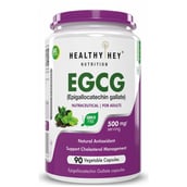 1 - HealthyHey Nutrition EGCG from Green Tea Extract,  90 capsules  Unflavoured 