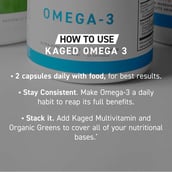 8 - Kaged Muscle Omega-3,  60 softgels 