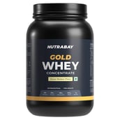 1 - Nutrabay Gold Concentrate Whey Protein,  2.2 lb  Kesar Badam Pista 