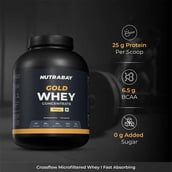 3 - Nutrabay Gold Concentrate Whey Protein, 4.4 lb Mango