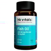 2 - HealthKart HK Vitals Fish Oil 1000mg with 180mg EPA and 120mg DHA, 90 capsules