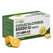 1 - Vlado's Himalayan Organics Vitamin D3 60000 IU Cholecalciferol,  40 tablet(s)  Orange 