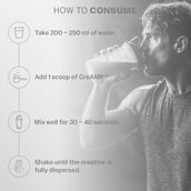 4 - MuscleBlaze Creatine Monohydrate CreAMP,  Unflavoured  0.55 lb