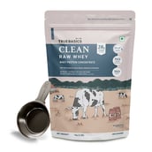 TrueBasics Clean Raw Whey Concentrate, 2.2 lb Unflavoured