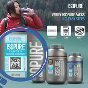9 - Isopure 100% Whey Protein Isolate,  2.2 lb  Zero Carb - Unflavoured 