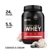 7 - ON (Optimum Nutrition) Gold Standard 100% Whey Protein,  2 lb  Cookies & Cream 