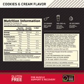 8 - ON (Optimum Nutrition) Gold Standard 100% Whey Protein,  5 lb  Cookies & Cream 