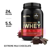 7 - ON (Optimum Nutrition) Gold Standard 100% Whey Protein,  2 lb  Extreme Milk Chocolate 