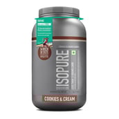 1 - Isopure 100% Whey Protein Isolate with Less Than 1.5 Grams Carbs,  2.2 lb  Cookies & Cream 
