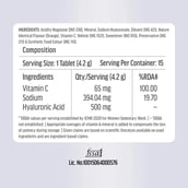 100g Collagen and Glutathione and Hyaluronic Acid Effervescent 15 tabs combo