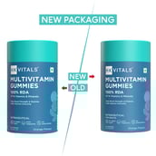 2 - HealthKart HK Vitals Multivitamin,  60 gummies  Orange