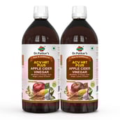 2 - Dr. Patkar's Apple Cider Vinegar (ACV HRT PLUS),  500 ml  Raw & Unfiltered (Pack of 2) 
