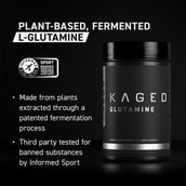 2 - Kaged Muscle Glutamine Powder,  1.1 lb  Unflavoured 