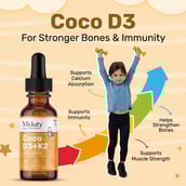 2 - Miduty Coco D3+K2,  50 ml  Unflavoured 