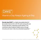 7 - Decode Age Dake Vitashine Vitamin D3, K2 (MK7), A & E,  30 veggie capsule(s)  Unflavoured - 600 IU 