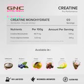 9 - GNC Pro Performance Pure Micronized Creatine Monohydrate,  Cola  0.55 lb 