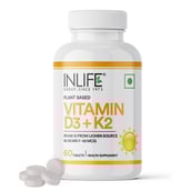 1 - INLIFE Plant Based Vitamin D3 (600 IU) +  K2 (MK7),  60 tablet(s)  Unflavoured 