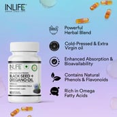 8 - INLIFE Black Seed & Oregano Oil, 60 veggie capsule(s)