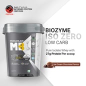 2 - MuscleBlaze Biozyme Iso-Zero,  8.8 lb  Low Carb Ice Cream Chocolate