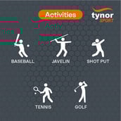 4 - Tynor Elbow Wrap Neo,  Black with Orange  Universal 