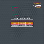 5 - Tynor Wrist Support (Neo),  Black with Orange  Universal 