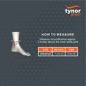 4 - Tynor Ankle Support (Neo),  Black/Orange  Universal 