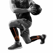 1 - Tynor Shin and Calf Support Air Pro,  Black/Orange  Small 