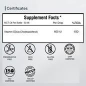 5 - Miduty Coco D3 with MCT Oil, 50 ml Unflavoured