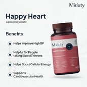 2 - Miduty Happy Heart Liposomal CoQ10,  30 capsules 