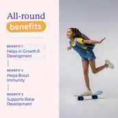 4 - Supermilk Gritzo Growth+ for Girl 10-12 Yrs,  200 g  Double Chocolate