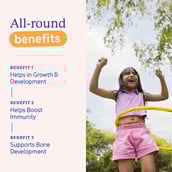 4 - Supermilk Gritzo Height+ for 7-12 Yrs Girls Personalized Protein & Nutrition Drink Mix,  800 g  Double Chocolate