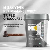 2 - MuscleBlaze Biozyme Performance Whey,  8.8 lb  Triple Chocolate