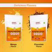 6 - GNC Select Advanced Whey Protein,  2.2 lb  Mango 