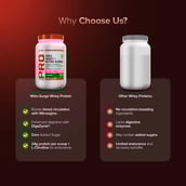 10 - GNC Pro Performance 100% Whey + Nitro Surge, 2 lb Creamy Strawberry