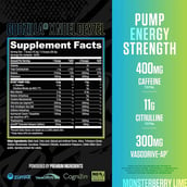2 - Ryse Godzilla Pre Workout, 1.69 lb Monsterberry Lime