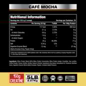One Science 100% Premium Whey Protein,  5 lb  Cafe Mocha - with Free 150g Creatine 