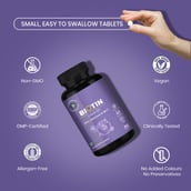 5 - CUREFOREVER Biotin 40mcg with Coconut MCT,  90 tablet(s)  Unflavoured 