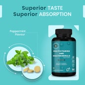 10 - CUREFOREVER Multivitamins and Multiminerals for Men,  60 tablet(s)  Unflavoured 