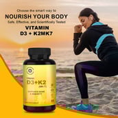 6 - CUREFOREVER Vitamin D3 + K2 (MK-7),  60 tablet(s)  Unflavoured 